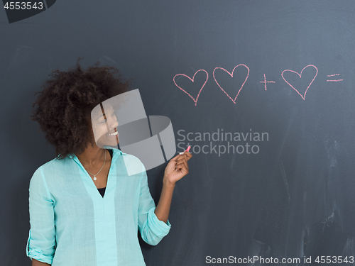 Image of beautiful friendly African American woman