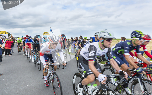 Image of The Peolton at The Start of Tour de France 2016