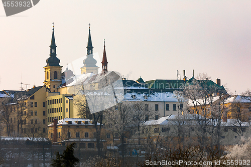 Image of Panorama of city hall in Jihlava, Czech Republic