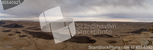 Image of Desert panorama in Israel Ramon crater