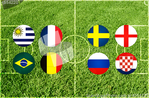 Image of Illustration for Football match of quarterfinal