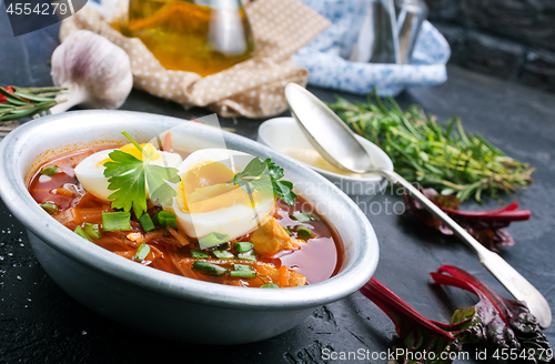 Image of beet soup