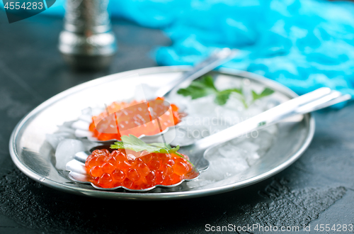 Image of salmon caviar