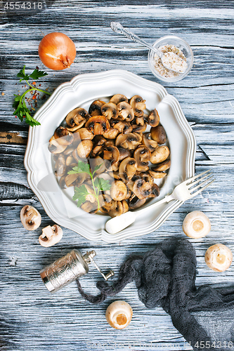 Image of fried mushrooms