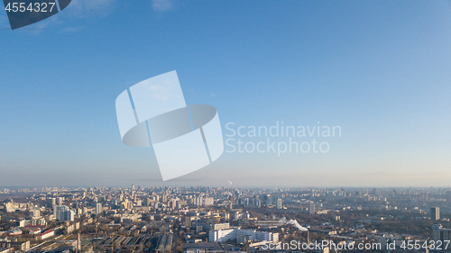 Image of View from a birdseye on the city of Kiev,Dorogozhychi district