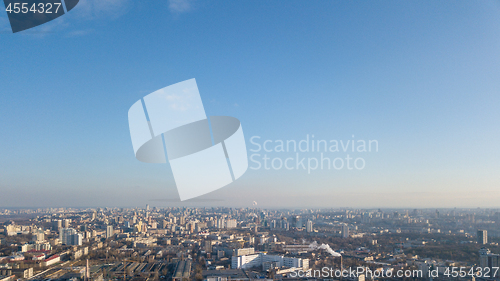 Image of View from a birdseye on the city of Kiev,Dorogozhychi district
