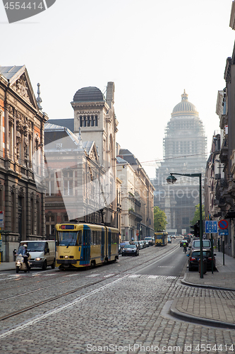 Image of Traffic in the Brussel streets