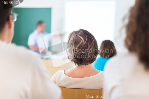 Image of Lecturer at university.