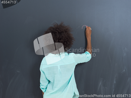 Image of beautiful friendly African American woman