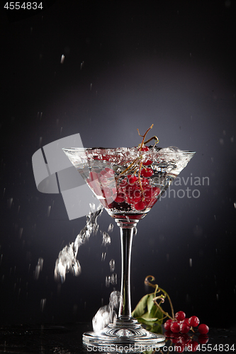 Image of Red Currant In The Glass