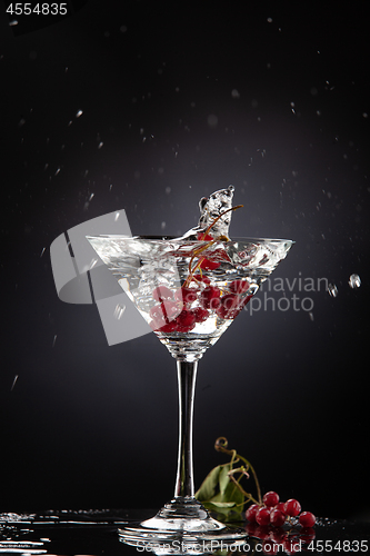 Image of Red Currant In The Glass