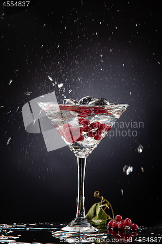 Image of Red Currant In The Glass