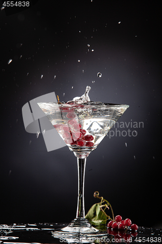 Image of Red Currant In The Glass