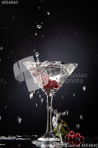 Image of Red Currant In The Glass