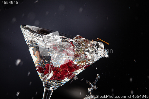 Image of Red Currant In The Glass