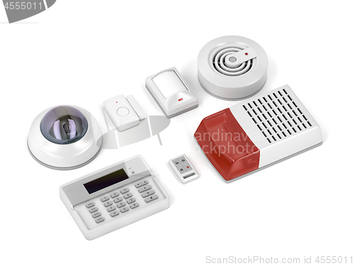 Image of Home security electronic devices