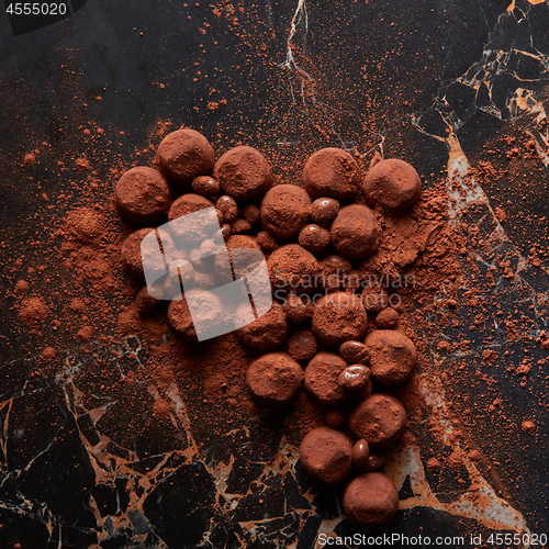 Image of Homemade chocolate truffles