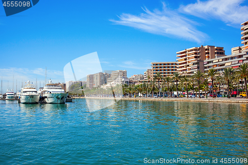 Image of skyline at the port and buildings