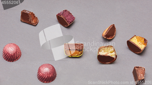 Image of Colorful candies background