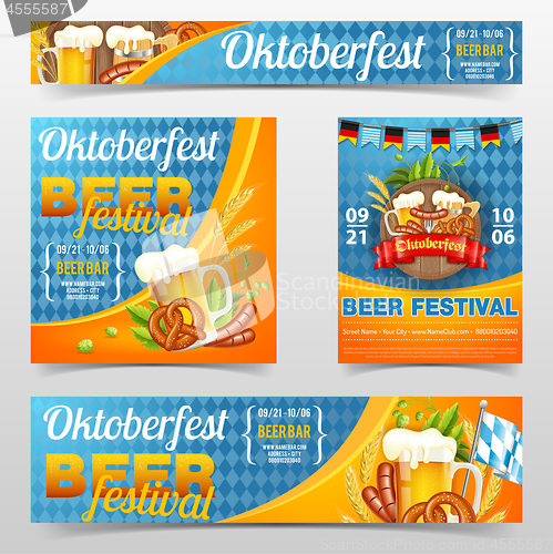 Image of Oktoberfest Beer Festival Poster Banner