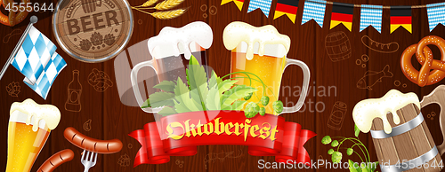 Image of Oktoberfest Beer Festival Poster Banner