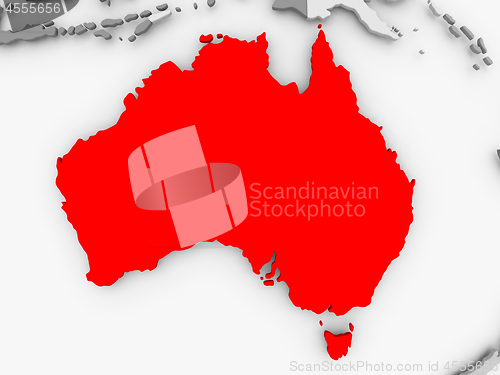 Image of Map of Australia