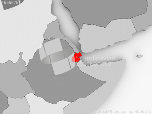 Image of Map of Djibouti