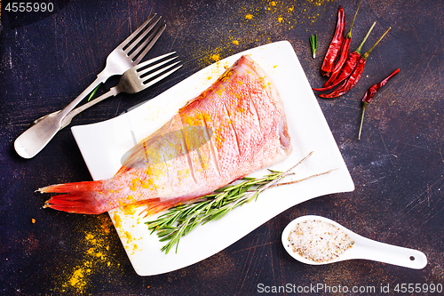 Image of raw ocean perch