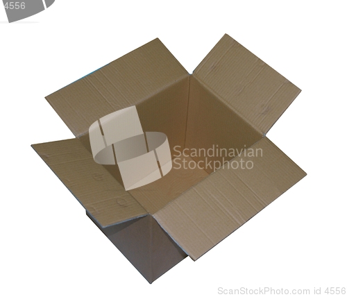 Image of Open carton box