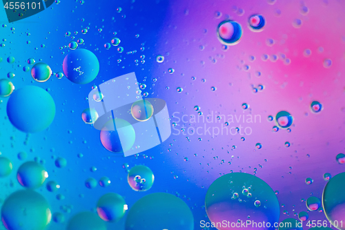 Image of Rainbow abstract background picture made with oil, water and soap