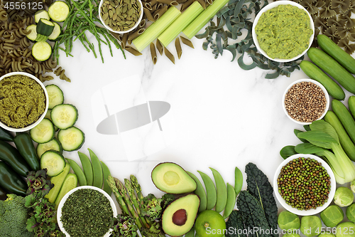Image of Health Food for Vegans Background