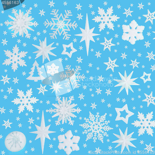 Image of  Christmas Snowflake Star and Tree Decorations  