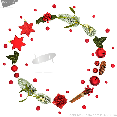 Image of Christmas Wreath Abstract