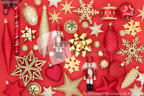 Image of Christmas Bauble Background