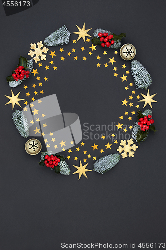 Image of Abstract Christmas Wreath