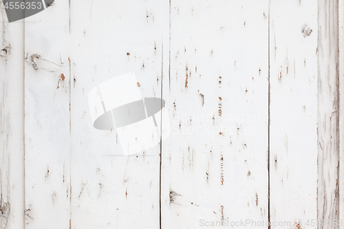 Image of white painted wooden wall background texture