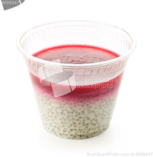 Image of Chia pudding with rasberries