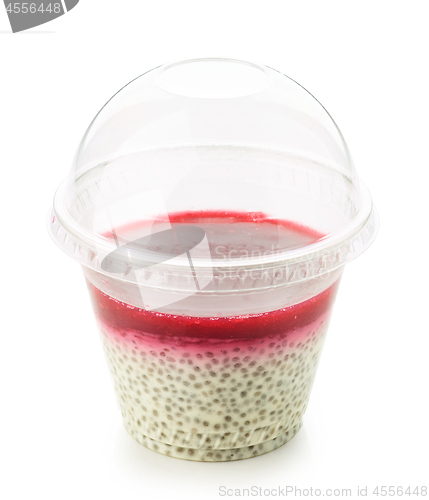 Image of Chia pudding with rasberries