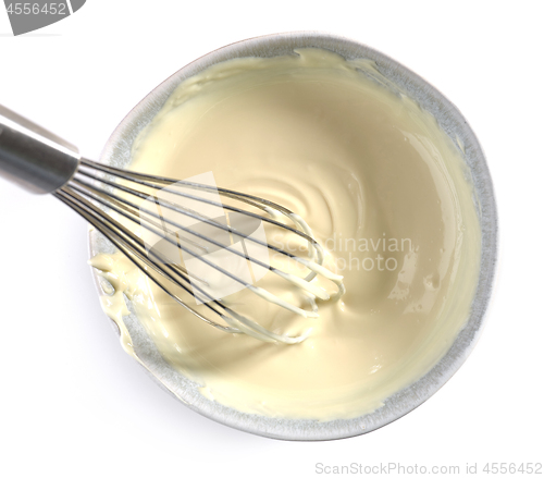 Image of Melted white chocolate