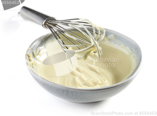 Image of melted white chocolate