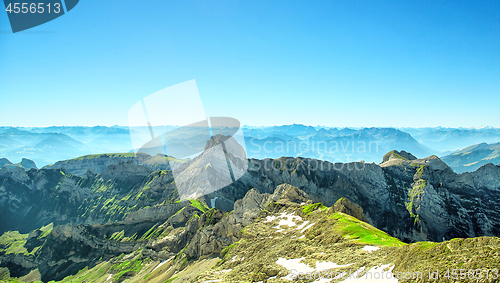 Image of Saentis Mountain landscape