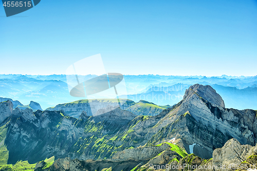 Image of Saentis Mountain landscape