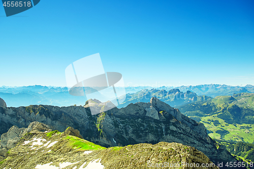 Image of Saentis Mountain landscape