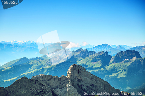 Image of Saentis Mountain landscape