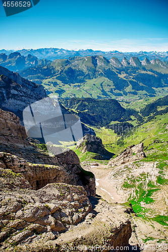 Image of Saentis Mountain landscape