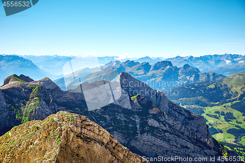 Image of Saentis Mountain landscape