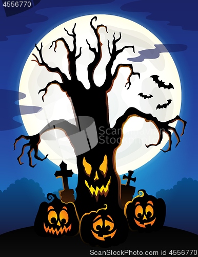 Image of Spooky tree silhouette topic image 5