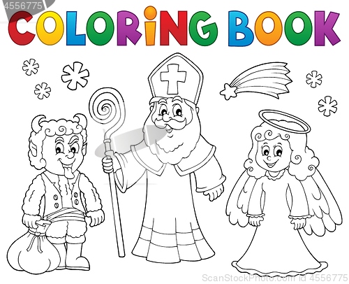 Image of Coloring book Saint Nicholas Day theme 2