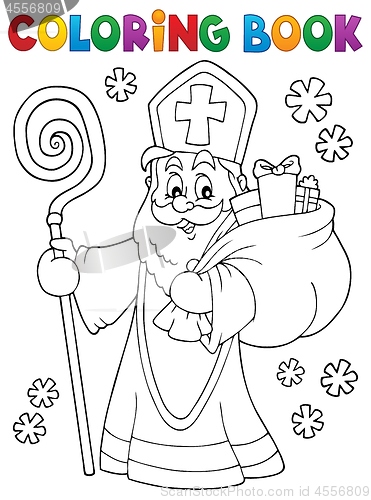 Image of Coloring book Saint Nicholas topic 2