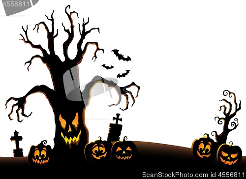 Image of Spooky tree silhouette topic image 2